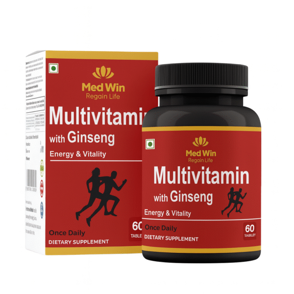 Medwin Multivitamin with Ginseng Tablet 60,s pack