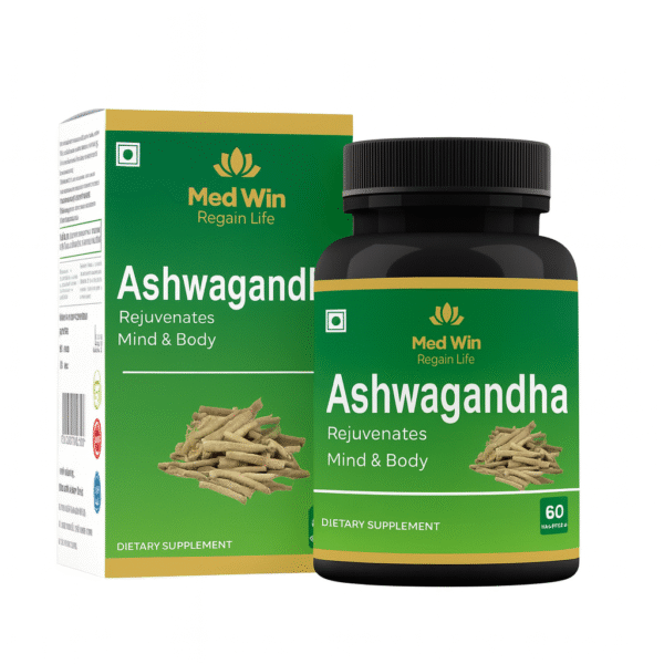 ⁠Medwin Ashwagandha 500mg 60 Capsules Pack